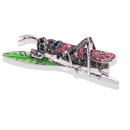 Retro Shiny Insect Alloy Inlay Rhinestones Unisex Brooches