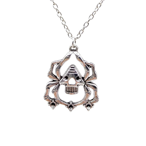 Retro Short Skull Palm Clavicle Chain Moon Evil Force Pentagram Pendant Necklace