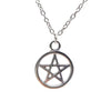 Retro Short Skull Palm Clavicle Chain Moon Evil Force Pentagram Pendant Necklace