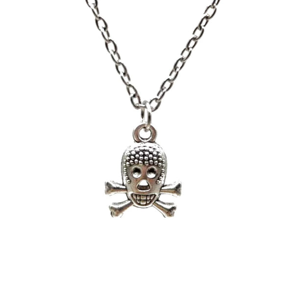 Retro Short Skull Palm Clavicle Chain Moon Evil Force Pentagram Pendant Necklace