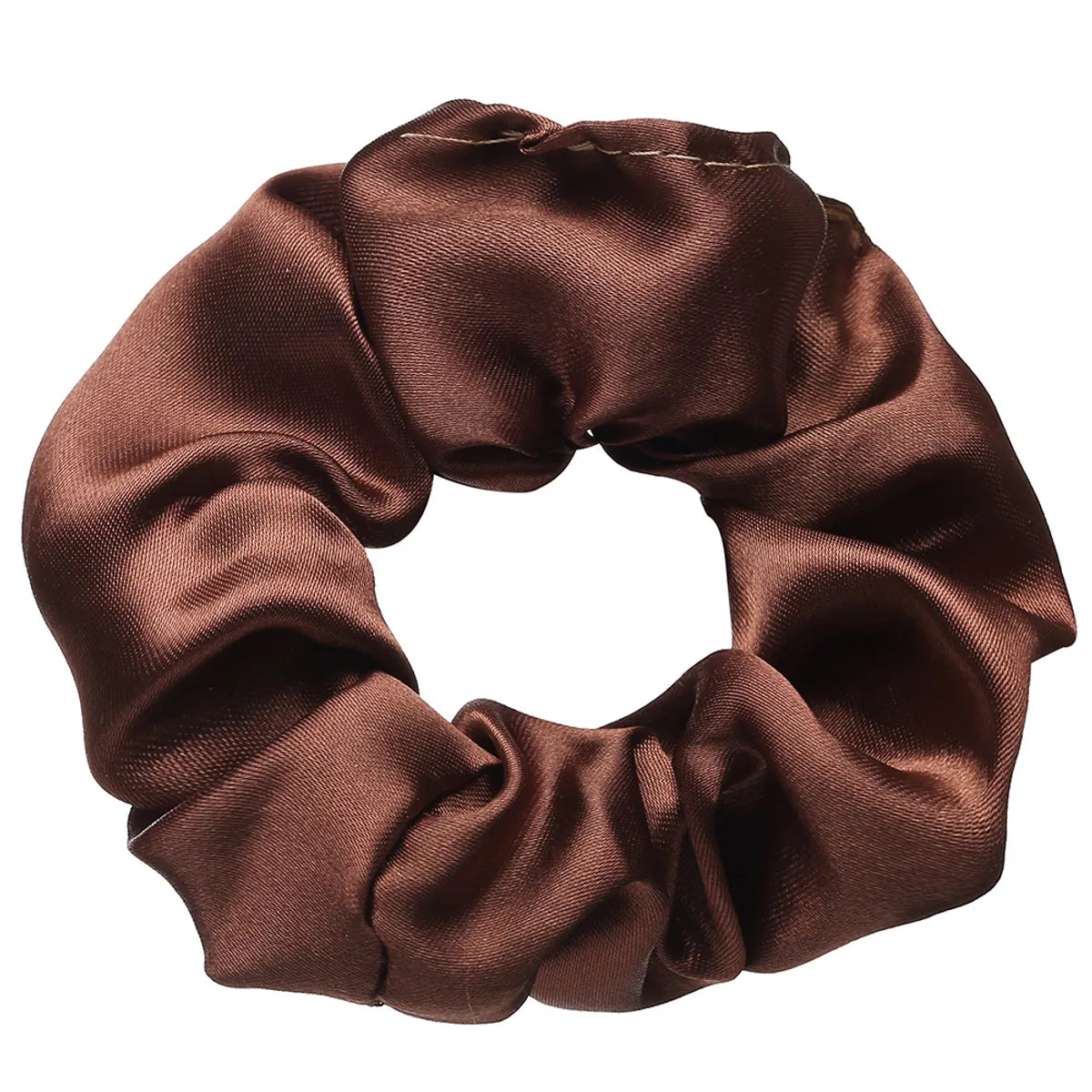 Retro Silk Satin Large Solid Color Hair Scrunchies Wholesale Nihaojewelry