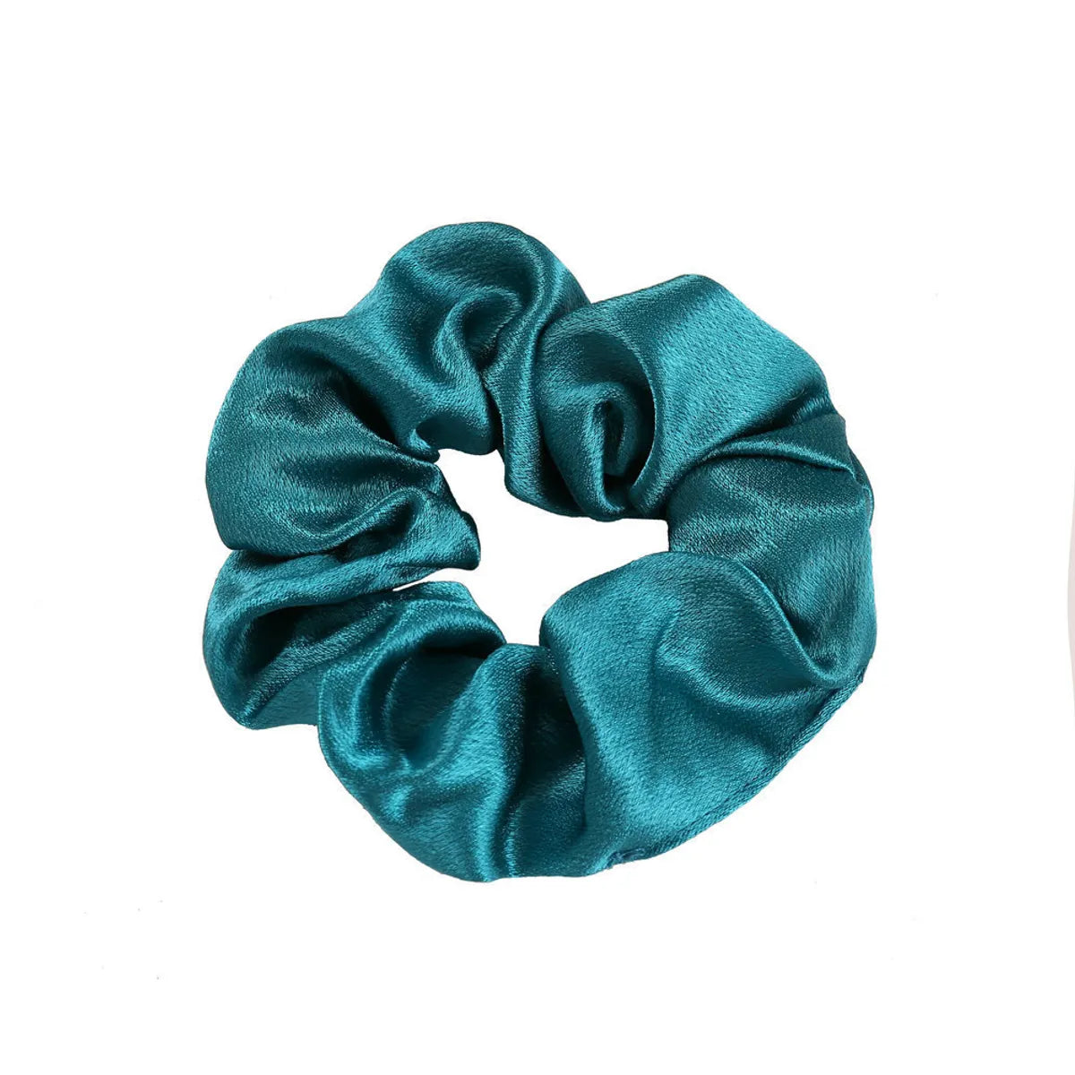 Retro Silk Satin Large Solid Color Hair Scrunchies Wholesale Nihaojewelry