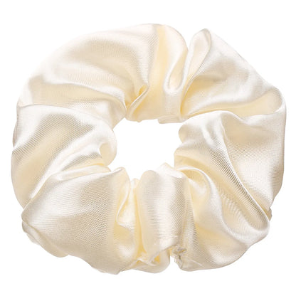 Retro Silk Satin Large Solid Color Hair Scrunchies Wholesale Nihaojewelry