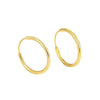 Retro Simple Fashion Geometric Metal Earrings For Women Copper Plated With 18K Gold Electroplated