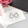 Retro Simple Large Hoop Earrings For Women Alloy Gold Silver Tone Elegant Trendy Statement Ear Jewelry