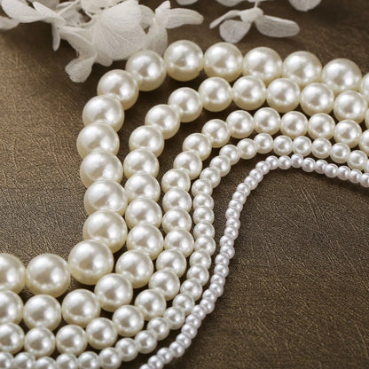 Retro Simple Pearl Chain Necklace