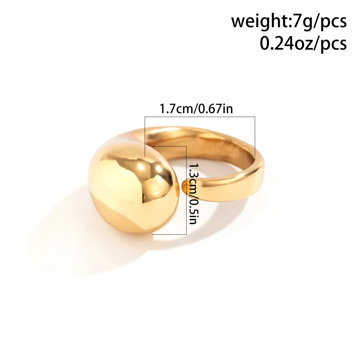 Retro Simple Style Classic Style Geometric Alloy Iron Plating Women's Open Rings