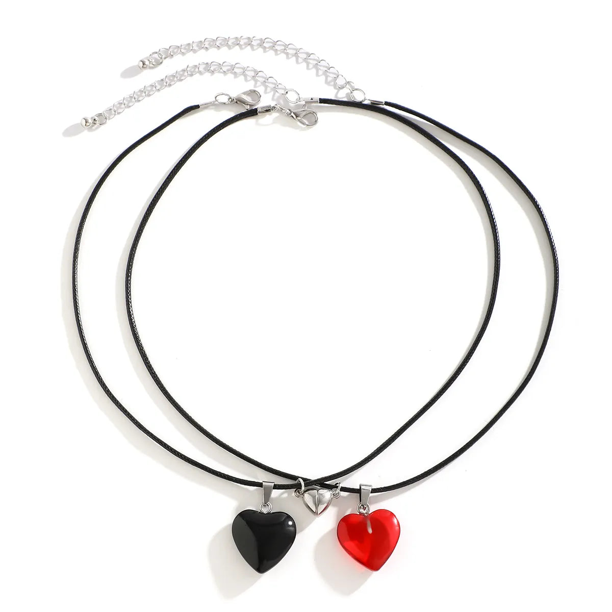 Retro Simple Style Classic Style Heart Shape Glass Wax Line Women'S Charms