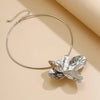 Retro Simple Style Flower Alloy Plating Women'S Earrings Necklace