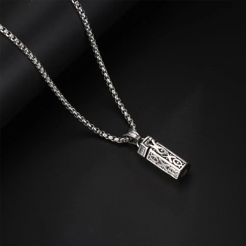 Retro Simple Style Geometric 304 Stainless Steel Unisex Pendant Necklace