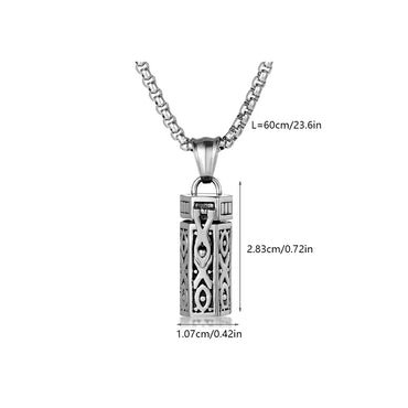 Retro Simple Style Geometric 304 Stainless Steel Unisex Pendant Necklace