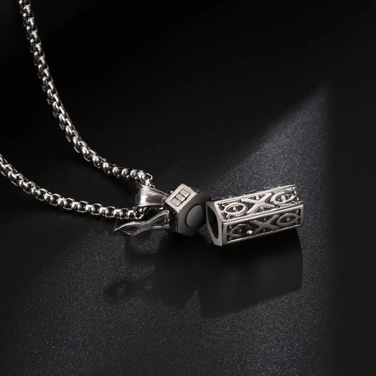 Retro Simple Style Geometric 304 Stainless Steel Unisex Pendant Necklace