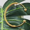 304 Stainless Steel 18K Gold Plated Retro Simple Style Plating Geometric Solid Color Bracelets Earrings Necklace