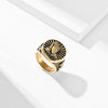 Retro Simple Style Gesture 304 Stainless Steel 18K Gold Plated Unisex Rings