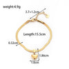 Wholesale Jewelry Retro Simple Style Heart Shape 304 Stainless Steel Plating Bracelets Earrings Necklace