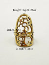 304 Stainless Steel 14K Gold Plated Retro Simple Style Plating Hollow Out Infinity Star Heart Shape Rings