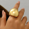 Retro Simple Style Oval Zinc Alloy Women'S Rings