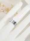 Retro Simple Style Roman Style Solid Color Stainless Steel Plating 18k Gold Plated Charm Rings