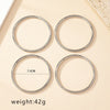 Retro Simple Style Round Iron Plating Women'S Bangle