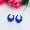Retro Simple Style Water Droplets Arylic Spray Paint Women'S Ear Studs