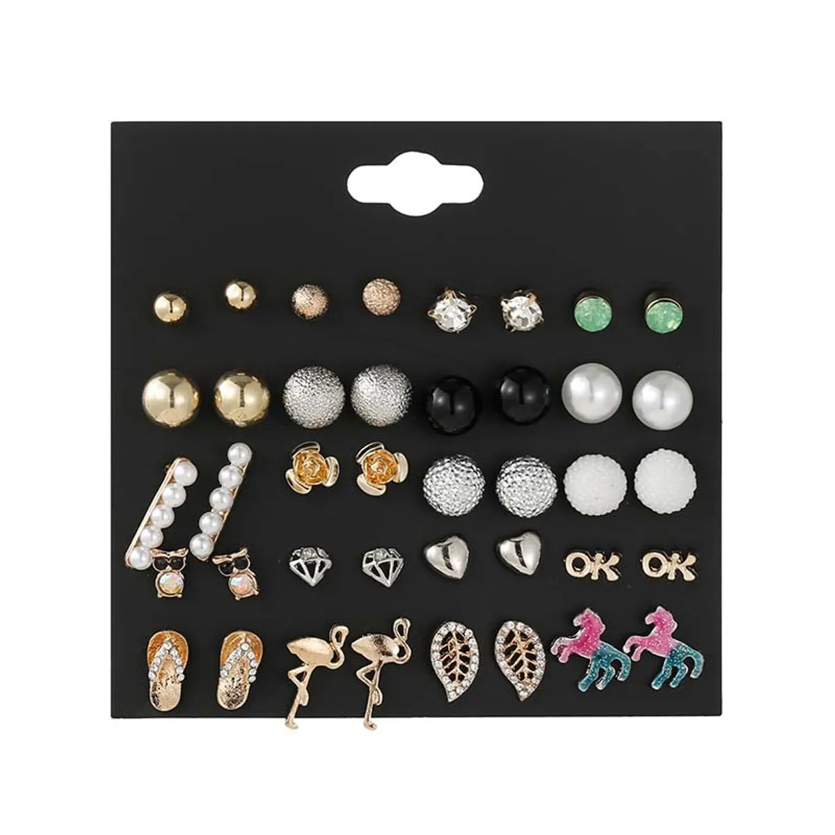 Retro Simple Wild Summer Animal Alloy Earring Set For Women Wholesale