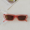 Retro Small Frame Cat's Eye Sunglasses With Pc Frame And Resin Lens