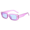 Retro Small Square Sunglasses For Men And Women Full Frame Resin Lens Plastic Frame Anti Uv
