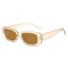 Retro Small Square Sunglasses For Men And Women Full Frame Resin Lens Plastic Frame Anti Uv