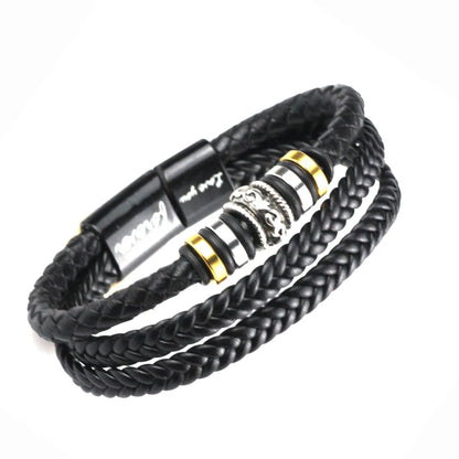 Retro Solid Color Alloy Plating Men's Bangle 1 Piece