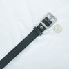 Retro Solid Color Casual Thin Belt For Women Imitation Leather Square Alloy Pin Buckle All Match Style