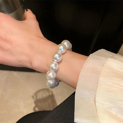 Retro Solid Color Imitation Pearl Wholesale Bracelets