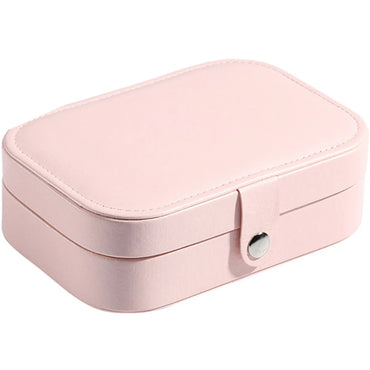 Retro Solid Color Leather Jewelry Boxes 1 Piece