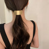 Retro Solid Color Metal Hair Tie