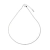 Retro Solid Color Titanium Steel Plating Necklace