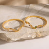 Retro Square Zirconset Stainless Steel Bracelet For Women With Elegant Electroplated Design