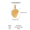 Retro Stainless Steel Pendant Jewelry With Cross And Star Pattern Vacuum Real Gold Electroplating In Pvd Furnace