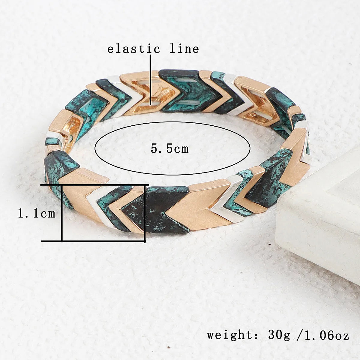 Retro Streetwear Arrow Alloy Unisex Bangle