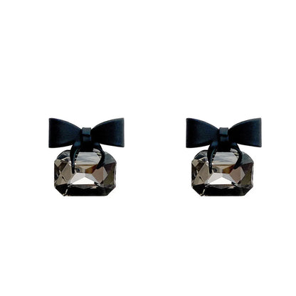 Retro Streetwear Bow Knot Alloy Stoving Varnish Women'S Ear Studs