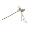 Retro Style Metal Handmade Fishtail Pearl Rhinestone Tassel Hairpin Hair Accessories