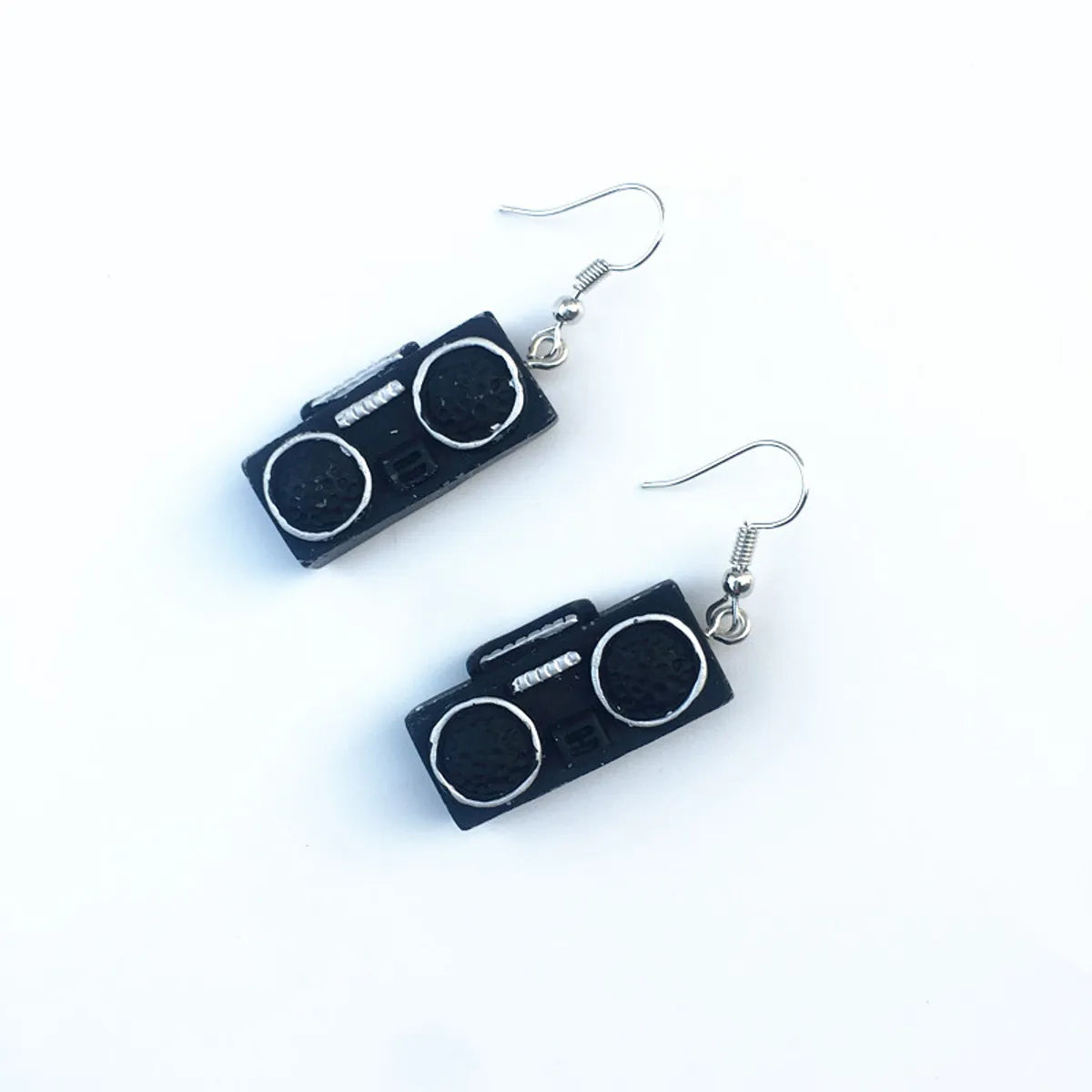 Retro Style Tape Mini Stereo Funny Radio Earrings Ear Clip