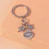 Retro Sun Eye Alloy Bag Pendant Keychain