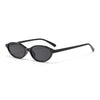 Retro Sweet Solid Color Ac Oval Frame Full Frame Women'S Sunglasses