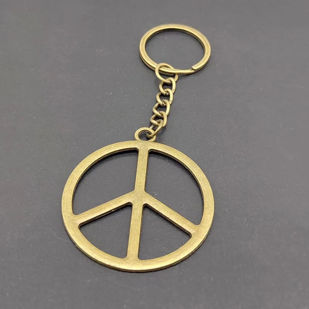 Retro Symbol Alloy Plating Bag Pendant Keychain