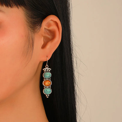 Geometric Alloy Earrings