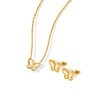 Wholesale Retro Titanium Steel Shell Earrings Necklace