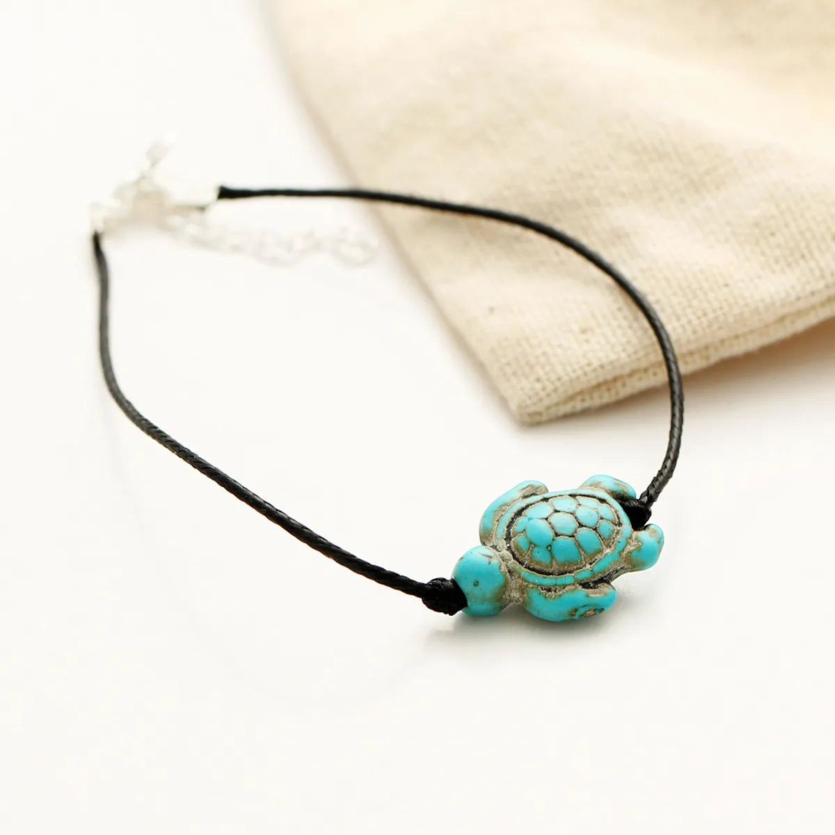 Retro Tortoise Turquoise Women'S Anklet