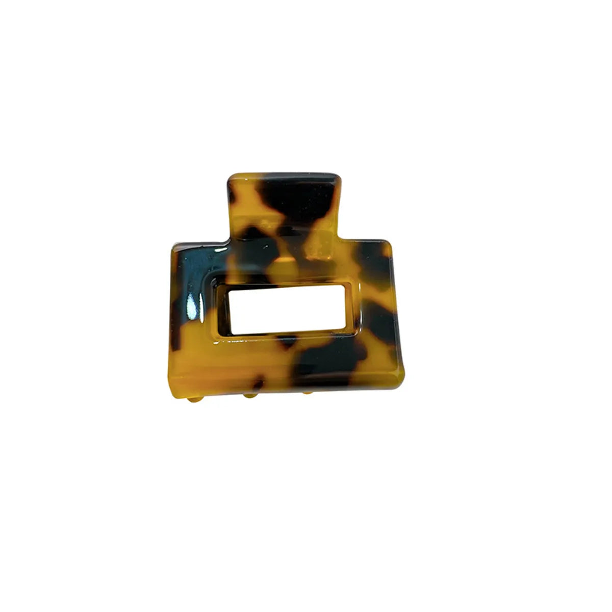 Retro Tortoiseshell Mini Square Hair Clip