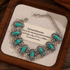 Retro Turquoise Bracelet Zinc Alloy Electroplated For Women And Unisex