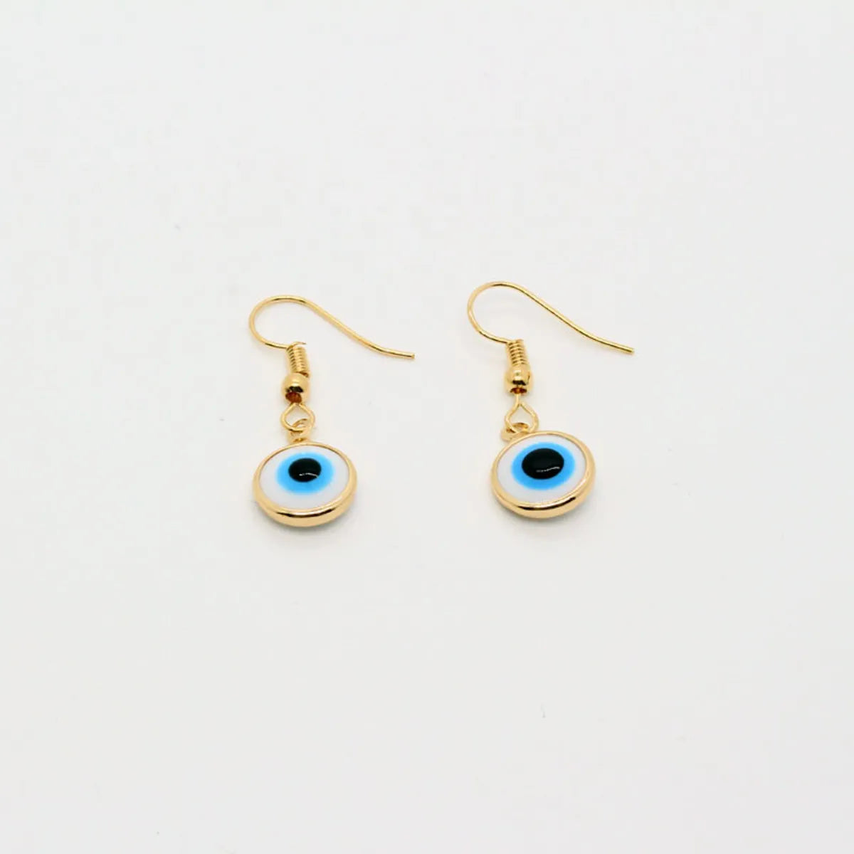 Retro White Blue Devil's Eyes Ear Hooks Wholesale Gooddiy