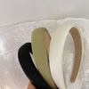 Retro Wide Brim Sponge Hairband Cloth And Sponge Headband Simple All Match Hair Accessory For Washing Face